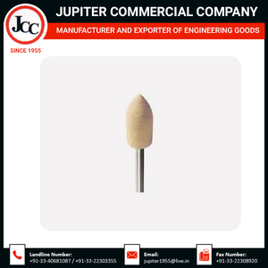 Outils de disque abrasif durables de cônes de feutre de laine de logo fait sur commande de l'Inde - Product Image 3