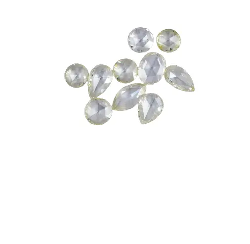 Kualitas Terbaik Potongan Mawar Indah Berlian dari Tambang Grosir Harga Pabrik Kualitas IJ-SI