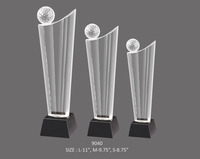 Trofeo Deportivo de Cricket OLIVIA al por Mayor, de Alta Calidad, Personalizado con Estampado de Estrellas y Grabado Láser de Cristal, Superventas