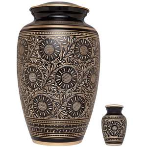 Magnifique oiseau noir et or pour adulte, vente en gros, urne métallique Antique pour cendres, urne de crémation pour adulte, Style américain/européen - Product Image 6