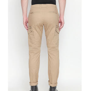 New Arrival Multi Pockets Cargo Pants Plain <b>Elastic</b> <b>Waist</b> Lightweight Breathable Trousers For Men - Product Image 3