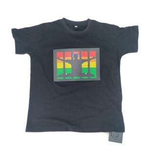 T-shirt led personnalisé avec panneau clignotant, son contrôlé avec onduleur, nouveauté <span class=keywords><strong>2022</strong></span> - Product Image 4