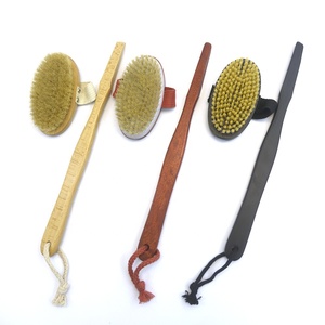 OEM/ODM doble lados Multi-función de masaje cepillo de baño cepillo de cerdas de jabalí Sisal cerdas - Product Image 3