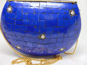 Factory Trendy Glam Handmade Bohemian Flower Chain Strap Metal <b>Clutch</b> Bags for Women <b>Wedding</b> Evening Parties - Product Image 3