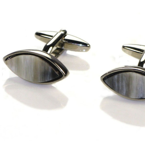 United Trade World Offers Natural Horn and Steel <b>Cufflinks</b> for Weddings Gifts Parties by Wonderofull - Product Image 1