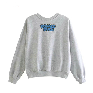 เสื้อฮู้ดดี้ผ้าฝ้าย 100% พิมพ์ลายการ์ตูนตามสั่ง ปักลาย กันน้ำ ซักได้ ไซส์ใหญ่ แฟชั่นฤดูใบไม้ร่วง ขายส่ง - Product Image 2
