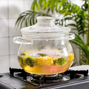 وعاء طبخ زجاجي شفاف جديد كبير - Product Image 6