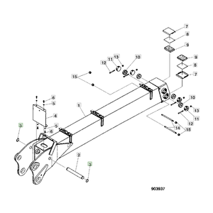 Pièce à anneau élastique pour tracteur JD Composant de remplacement durable à haute résistance Numéro de pièce 40M7084 pour sécurisé - Product Image 3