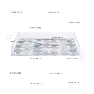 Classic Design Acrylic Serving <b>Tray</b> Rectangular Shape Customized Size Sweets <b>Snacks</b> <b>Tray</b> For Hot Selling - Product Image 2