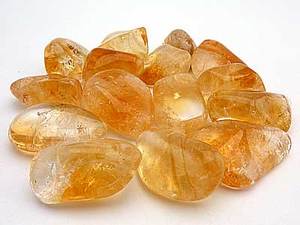 Natural <b>Citrine</b> Undrilled Tumbled Gemstones Loose Tumbled Stones - Product Image 2