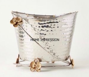 Nouveau Design Élégant Vases À Fleurs Décoratifs En Métal Argenterie Vase À Fleurs Pour La Maison Salon Table Décor En Grossiste Prix - Product Image 3