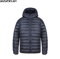 Veste matelassée décontractée pour homme, nouvelle marque, polyester/nylon, coupe-vent, respirante, écologique, vêtements tendance