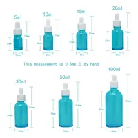 Dropper Bottle Dropper Essential Oil Glass Dropper Bottle Bule Color Bottle 5ml/10ml/15ml/20ml/30ml/50ml/100ml