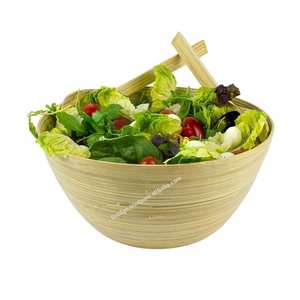 100% NATURAL SPUN BAMBOO BOWLS/ BAMBOO <b>FIBER</b> BOWL/ BAMBOO BOWLS MADE in ECO2GO VIETNAM - Product Image 6