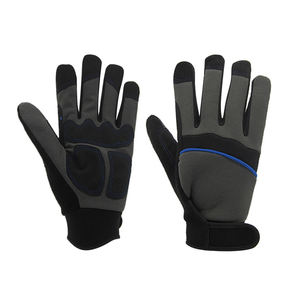 Custom made <b>working</b> safety hand <b>tools</b> impact synthetic <b>leather</b> <b>Working</b> gloves at wholesale 2025 - Product Image 4