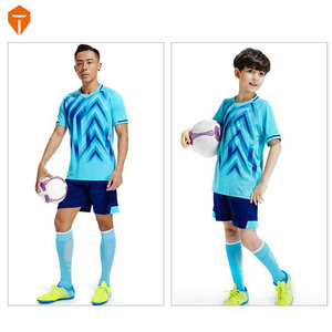 Ensemble d'uniforme de football de bon marché, uniforme de football personnalisé, nouveau style, en jersey, - Product Image 5