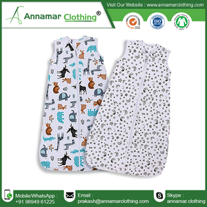 Indian Manufacturer Cotton Baby Sleeping <b>Bag</b> Wholesale Bamboo Breathable OEM muslin <b>toddler</b> sleep <b>bag</b> - Product Image 3