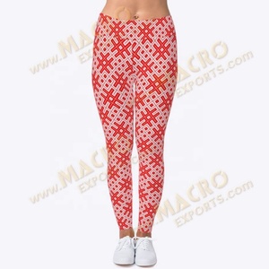 Leggings for Unisex Workout Leggings Digital Printed Yoga Pant Sublimated Leggings Seamless Workout <b>Pantie</b> with Your Custom Logo - Product Image 1