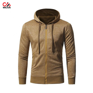 Sudadera con capucha y cremallera personalizada para hombre y mujer, Jersey de algodón en blanco, unisex, venta al por mayor - Product Image 6