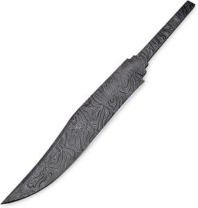 Cuchillo de Caza Bowie de Acero de Damasco Forjado a Mano DIY OEM con Hoja en Blanco de 14.50 Pulgadas (Smk1990) - Product Image 5