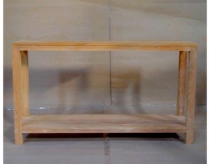 Bảng Điều Khiển Bằng Gỗ Tếch Đồ Nội Thất Phòng Khách Bàn Điều Khiển Thuộc Địa - Product Image 2