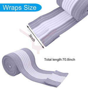 Hot Sale Sports Knee <b>Wraps</b> for Gym Training Custom Elastic Knee <b>Wraps</b> - Product Image 2