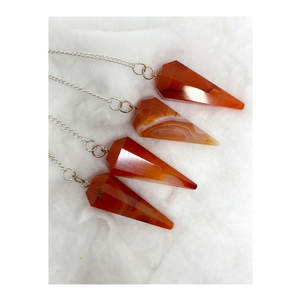 Péndulos facetados con temática de Ángel, de cuarzo, amatista, al mejor precio - Product Image 1