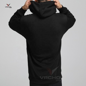 Pull-over à capuche en coton coupe ajustée unisexe de haute qualité Sport Fitness Design OEM vente en gros Logo personnalisé imprimé anti-rétrécissement - Product Image 3