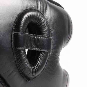 MMA — couvre-chef en cuir PU de haute qualité, protection buccale complète, protection de la tête, réaliser des barres lumineuses, casque pour boxe - Product Image 4