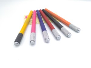 Best Quality Permanent Makeup Eyebrow Tattoo Pen Professional Micro Balding Tool for Brows with Lock Pin Custom Colors - Product Image 2