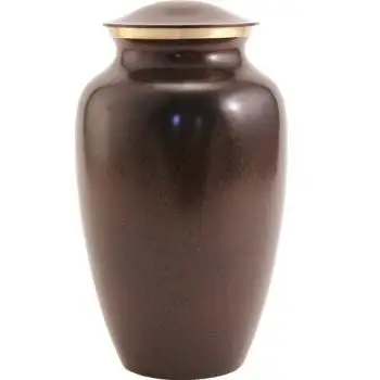 Sang Trọng Thiết Kế Hiện Đại Brass Tang Hỏa Táng Urn Đen Và Đồng Crematorium Urns Giá Thấp Giữ Sake Hỏa Táng Urn Handmade