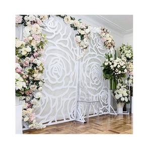 Greatest Quality Iron <b>Backdrop</b> in White Color Wedding <b>Party</b> and Event Decoration <b>Backdrop</b> at Good Price - Product Image 2
