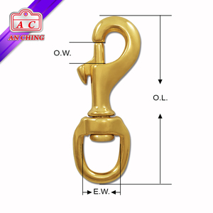 80mm Metal Solid Brass Snap <strong>Hook</strong> Solid Brass <strong>Hook</strong> - Product Image 2