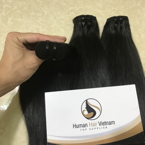 Venta al por mayor de cabello Remy vietnamita 100% virgen sin procesar, liso sedoso con cutícula alineada, de 8 a 32 pulgadas, en paquete. - Product Image 4