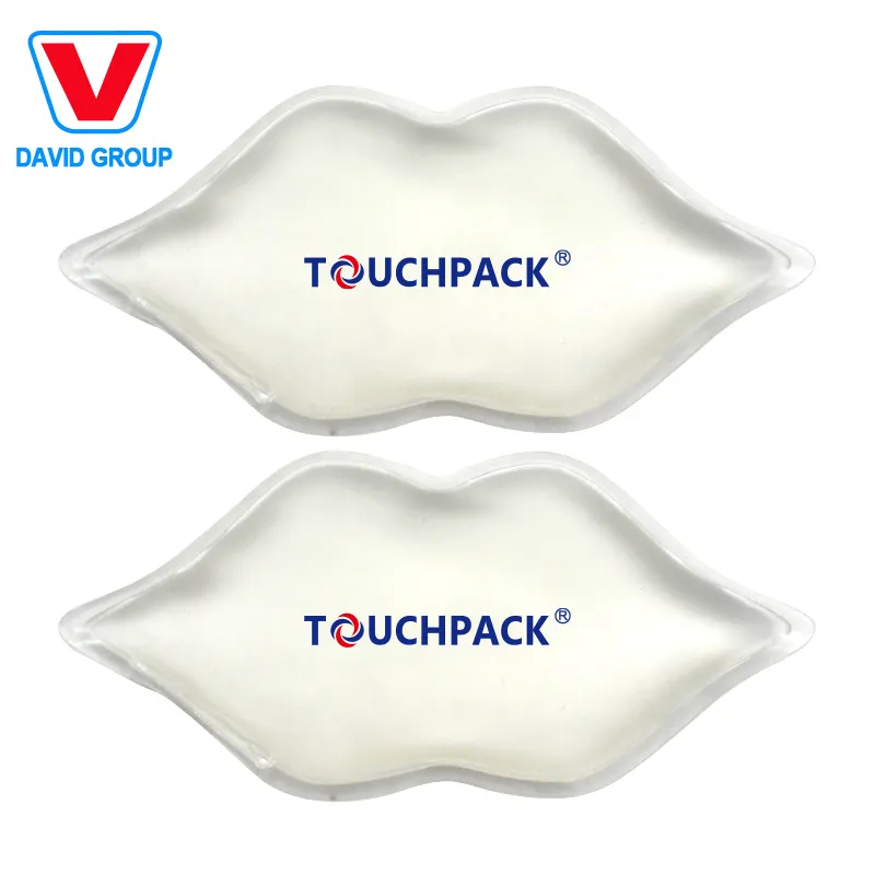 Hot Selling Gel PVC Hot Cold Pack Lip Shape Ice Packs with Logo Printing for Sale