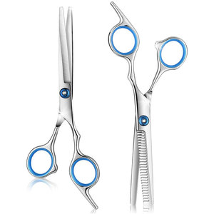 Professional <b>Hair</b> Salon <b>Scissors</b> for Kids Adults Stainless Steel Barber Shear Sharp Blade Tip Rubber Beauty Tool Manufacturer - Product Image 1