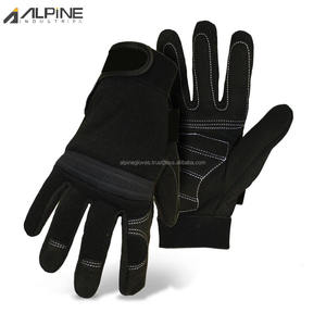 Gants de travail en cuir robustes Alpine Industries, résistants aux coupures et aux chocs/antistatiques, pour la construction et la conduite - Product Image 6