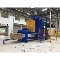 Nouveau compacteur de carton horizontal PLC presse à balles hydraulique automatique pour cartons en plastique déchets papier PET presse à balles Machine