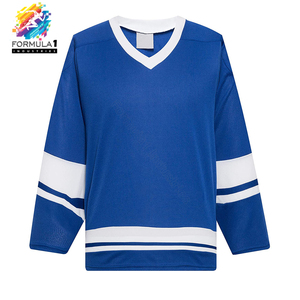 Camiseta de Hockey sobre Hielo de Manga Larga con Diseño Personalizado de Alta Calidad, Sublimada, Única, Fórmula 1, Industria F1I-03 - Product Image 1