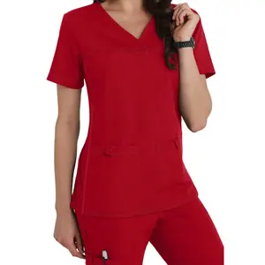 Chirurgische Kleding Leuke Scrub Tops Uniform