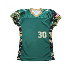 Maillot de football américain tendance 2025 sublimé nouveau maillot d'équipe personnalisé numéro et nom 100% Polyester - Product Image 4