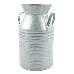 Maceta decorativa hecha a mano, maceta de hierro redondeada de alta calidad, diseño clásico, soporte de jarrón galvanizado para jarrón de suelo - Product Image 6