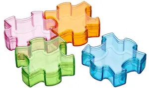 Kwang Hsieh Puzzle Style Plastic Colored Wedding Gift Candy Favor Box