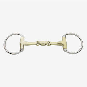 Joxar 145mm Egg Butt Snaffle Bit Double Jointed Horse Riding Equestrian Bits Horse Products - Product Image 4