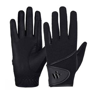 Guantes de cuero sintético y tela para montar a caballo, ventilación, la mejor calidad - Product Image 6