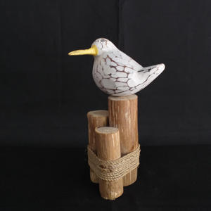 Statue d'animaux en bois, fabrication artisanale, décoration pour la maison, 100%, animaux, fait à la main - Product Image 3