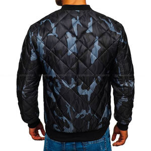 Chaqueta Bomber de estilo transicional para hombre, cazadora acolchada de grafito y camuflaje de alta calidad, venta al por mayor - Product Image 3