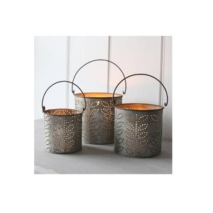 Linterna de hierro de diseño novedoso, con diferentes tamaños, de primera calidad, decorativa para exteriores, soporte con acabado elegante tlite - Product Image 1