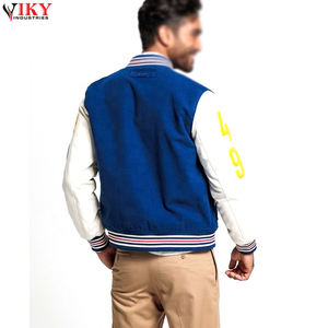 Chaqueta Letterman de alta calidad personalizada de chenilla bordada chaqueta de béisbol al por mayor chaqueta universitaria unisex - Product Image 2