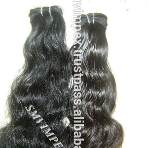 100% Cabellos humanos naturales sin procesar sin desprendimiento de cutículas color natural virgen indio Remy extensión de cabello brasileño rizado - Product Image 1